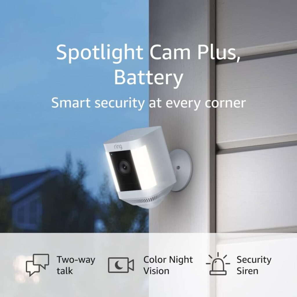 Ring Spotlight Cam Plus, Battery