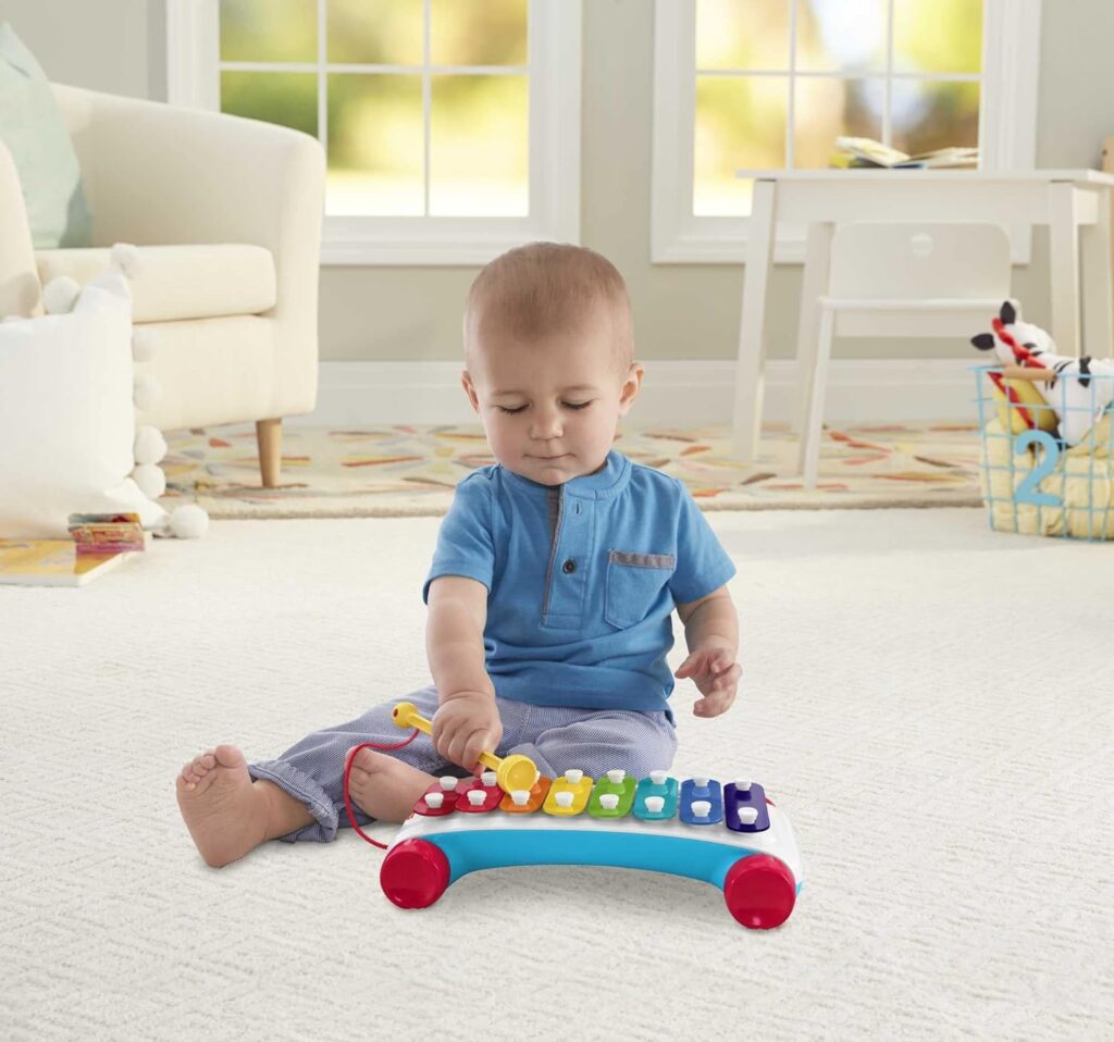 Fisher-Price Toddler Pull Toy, Classic Xylophone