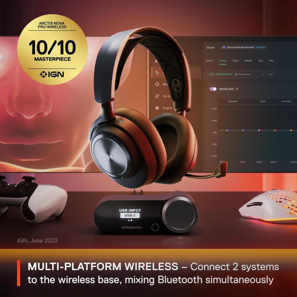 SteelSeries Arctis Nova Pro Wireless Multi-System Gaming