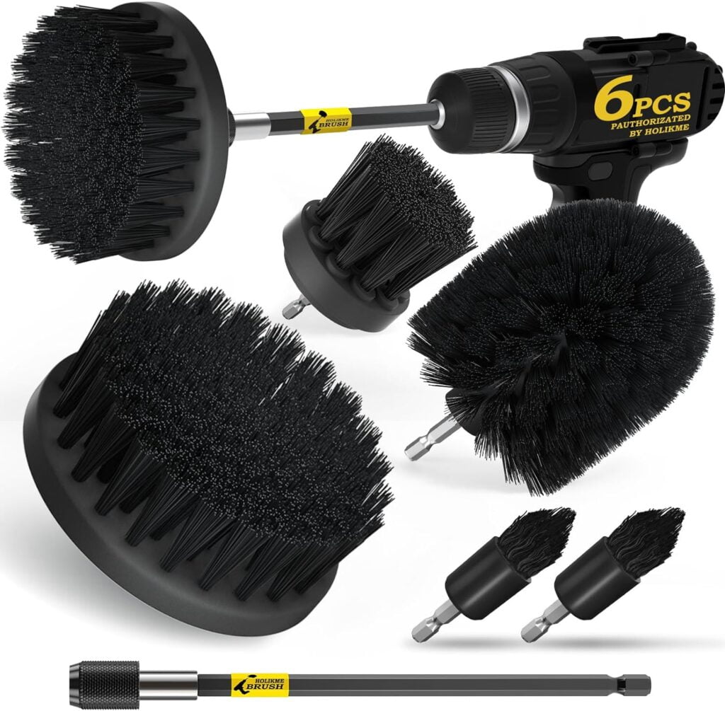 Holikme 6Pack Drill Brush Power Scrubber Cleaning Brush