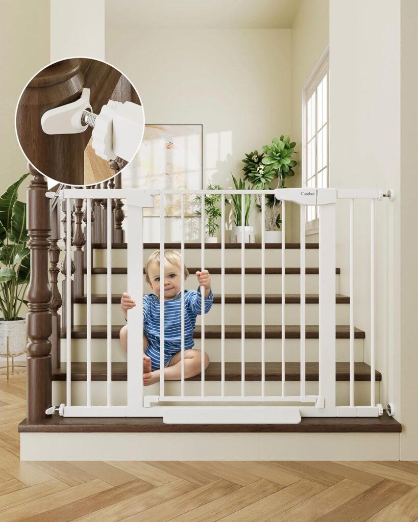 Cumbor 29.7-46 Baby Gate for Stairs